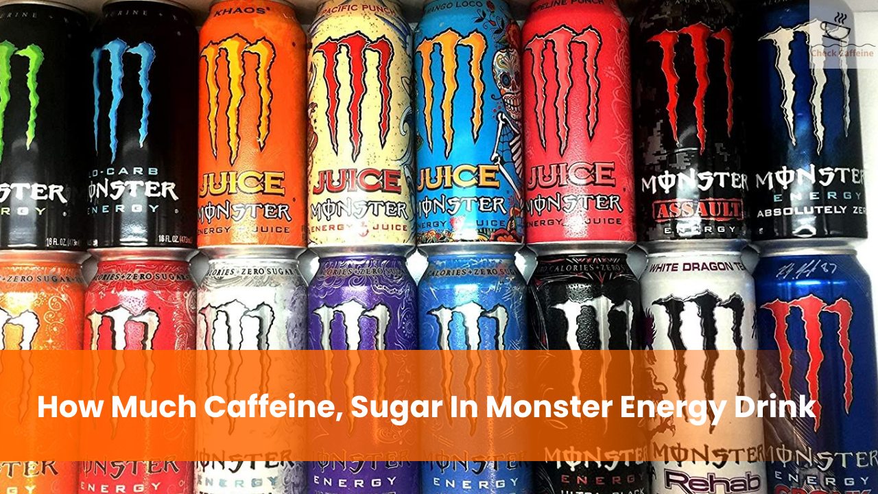 How Much Caffeine Sugar In Monster Energy Drink
