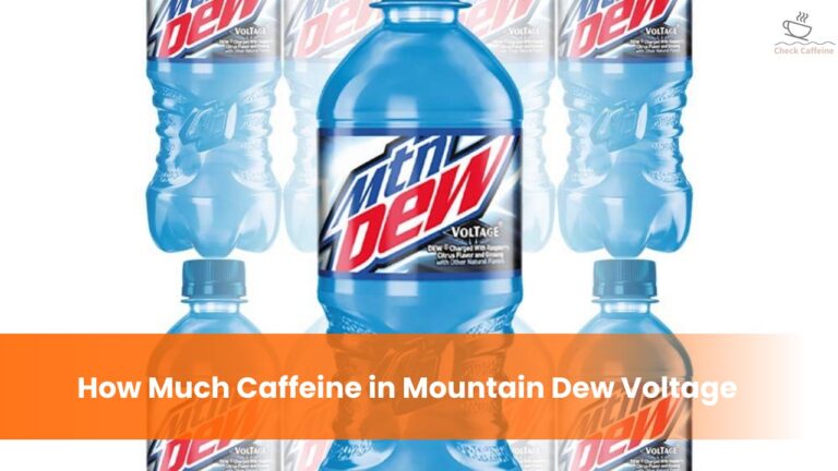 Mountain Dew Voltage: How much Caffeine, Sugar and Calories